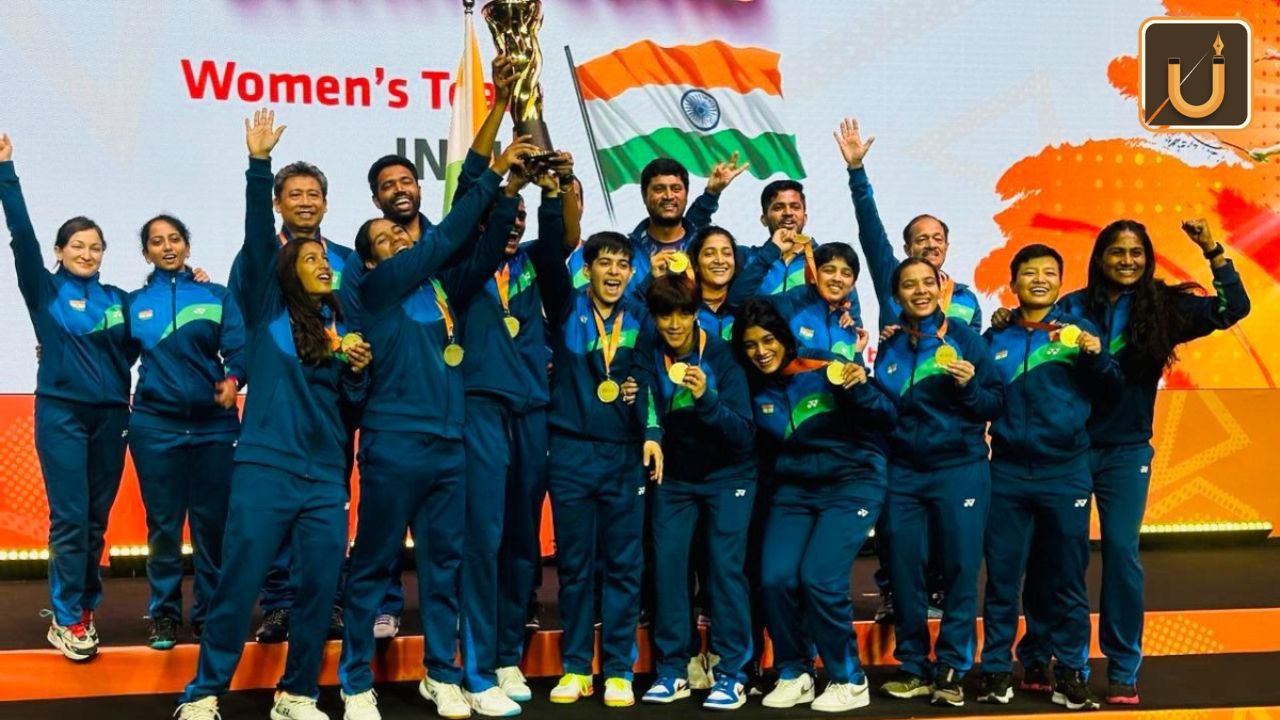 Usthadian Academy /Badminton Asia Team Championships 2024: India Women Win Title | 20 feb 2024 Usthadian Academy /Badminton Asia Team Championships 2024: India Women Win Title